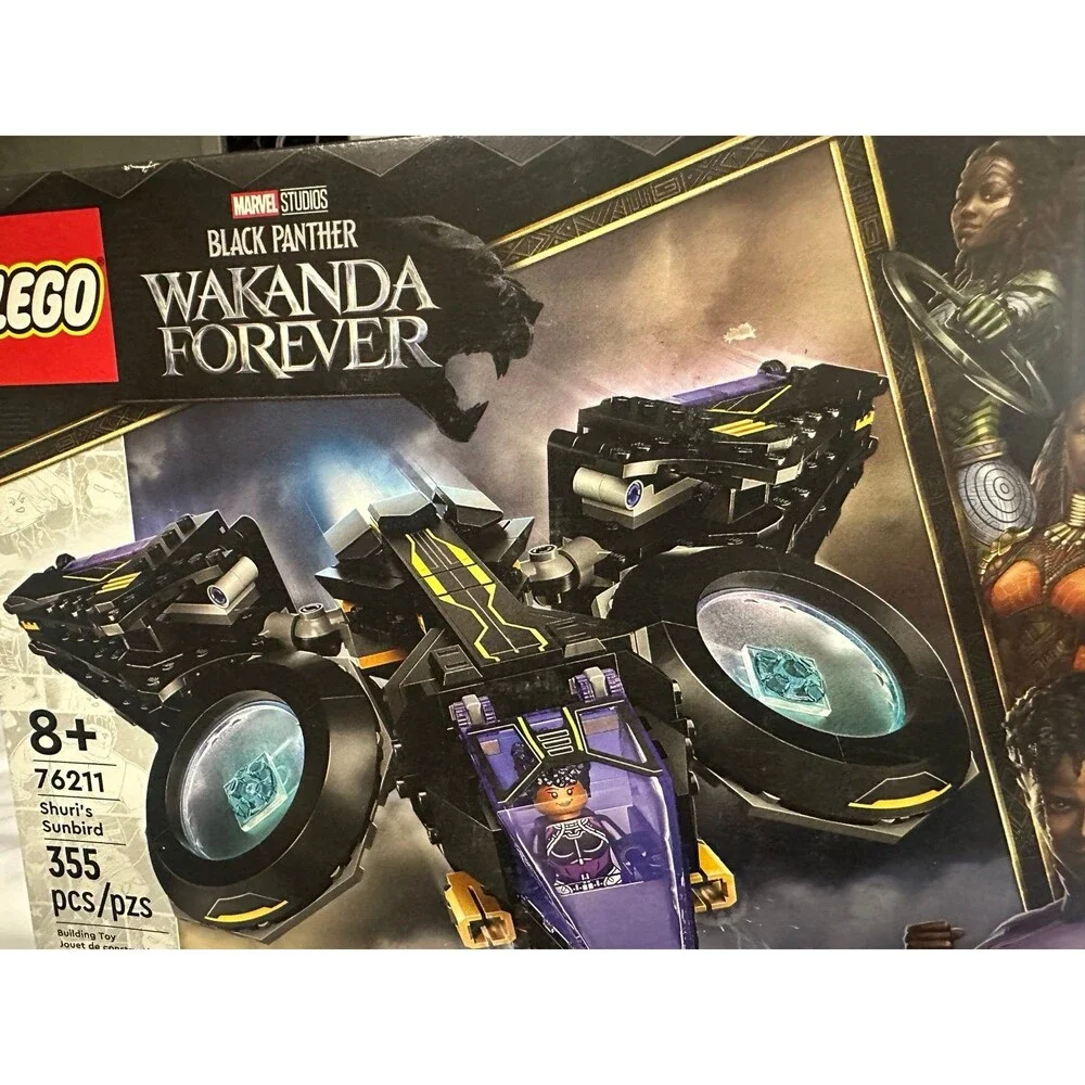 LEGO 76211 Marvel Shuri's Sunbird - Black Panther: Wakanda Forever | Sealed